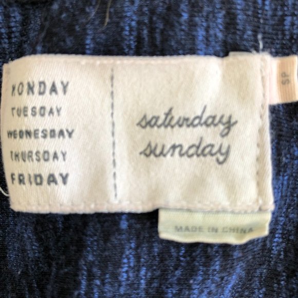 Anthropologie, Saturday, Sunday Blue Knit Dress SP - Picture 4 of 5